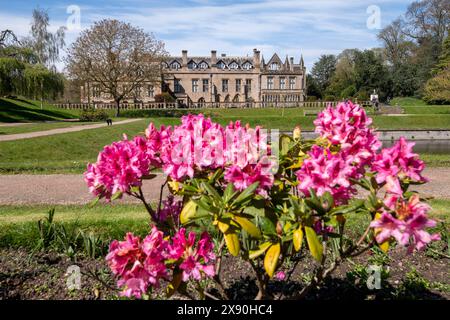 Ein Frühlingstag in Newstead Abbey, Nottinghamshire, England UK Stockfoto