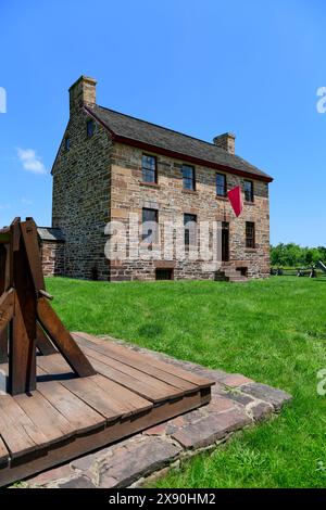 USA Virginia Manassas United States Civil war die Schlacht von Bull die erste Schlacht im US-amerikanischen Bürgerkrieg North Virginia Stone House Stockfoto