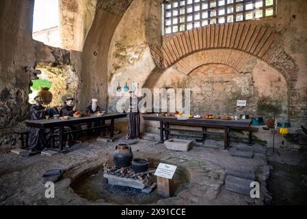 Mönche Refektorium, Ruinen des Klosters von San Francisco el Grande, ein Franziskanerkloster, das Anfang des 18. Jahrhunderts fertiggestellt und 177 zerstört wurde Stockfoto