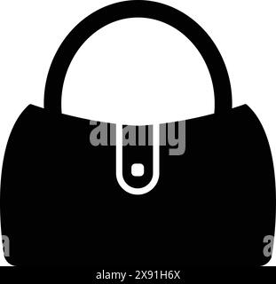 Damen Handtasche Icon, Damen Handtasche Icon, Frau Tasche Icon, Frau Brieftasche Stock Vektor