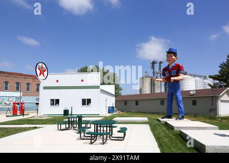 American Giants Museum in Downtown, Atlanta, Illinois Stockfoto