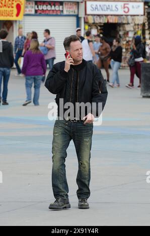 Exklusiv  Dean Winter auf dem Fernsehgerät. WESTSIDE, in Venedig, Kalifornien, am 20. März 2013. Stockfoto