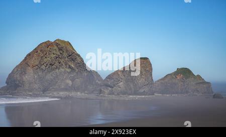 Meyer's Creek Beach liegt an der Südküste von Oregon und ist einer der schönsten Strände an der Westküste. Stockfoto