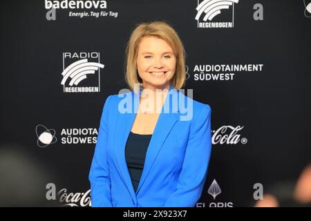 Annette Frier bei der Verleihung des 24. Radio Regenbogen Award 2024 in der Europa-Park Arena. Rost, 19.04.2024 Stockfoto