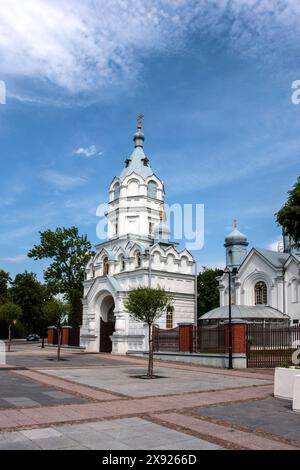 Kirche der Apostel von Piotr und Pawel in Wasilkow, ein Denkmal aus dem 19. Jahrhundert, Polen, Podlasie Stockfoto