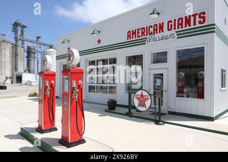 American Giants Museum in Downtown, Atlanta, Illinois Stockfoto