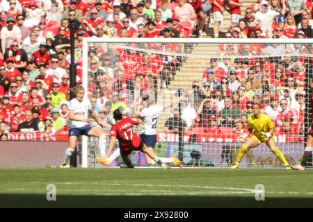 Adobe FA Women's Cup Finale, Manchester United Women gegen Tottenham Hotspur Women Wembley Stadium London UK 12. Mai 2024 Stockfoto