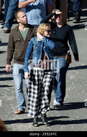 Evan Rachel Wood während des Sets von 10 Dingen, die ich am Leben in Malibu, Kalifornien hasse Stockfoto