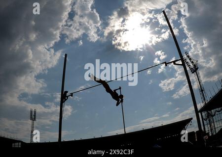 Ostrava, Tschechische Republik. Mai 2024. Bei der World Athletics Continental Tour Golden Spike in Ostrava in Tschechien. (Kreditbild: © Slavek Ruta/ZUMA Press Wire) NUR REDAKTIONELLE VERWENDUNG! Nicht für kommerzielle ZWECKE! Stockfoto