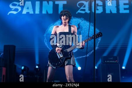 Saint Agnes beim Bearded Theory Festival 2024 Stockfoto