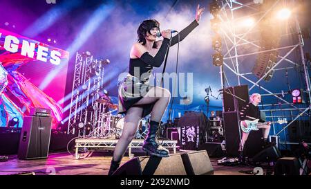 Saint Agnes beim Bearded Theory Festival 2024 Stockfoto