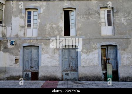 Fassade in Boveda, Lugo, Spanien Stockfoto