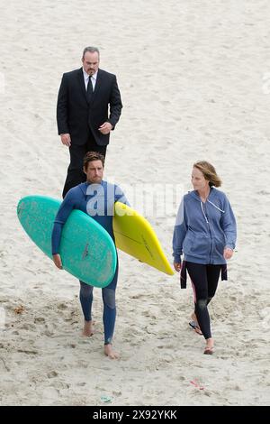 Exkl.    Helen Hunt und Luke Wilson wurden am Venice Beach während der Fahrt in Venedig, Kalifornien, gesehen. Stockfoto