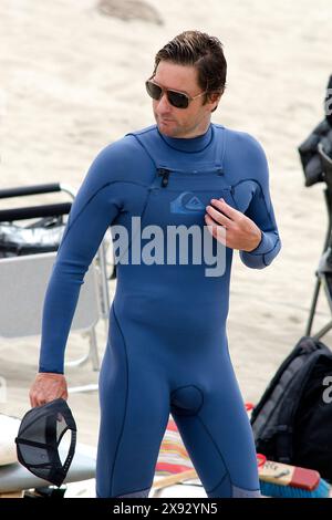 Exkl.    Helen Hunt und Luke Wilson wurden am Venice Beach während der Fahrt in Venedig, Kalifornien, gesehen. Stockfoto