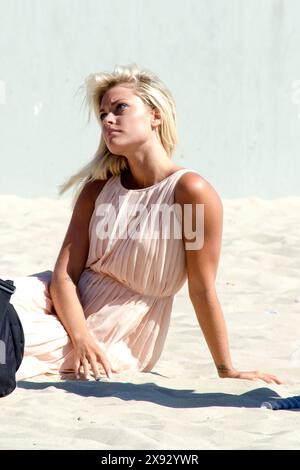 Cast du tele Realite Hollywood Girls a Venice, California Stockfoto