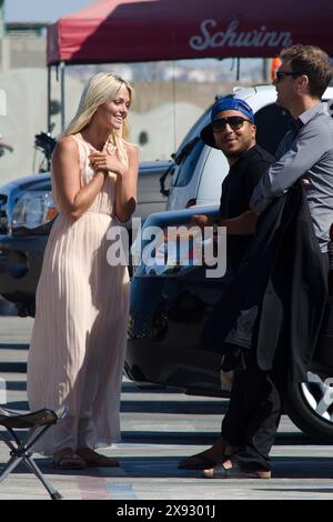 Cast du tele Realite Hollywood Girls a Venice, California Stockfoto