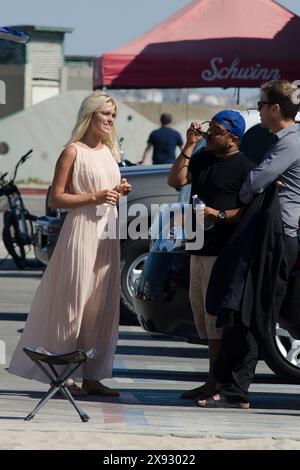 Cast du tele Realite Hollywood Girls a Venice, California Stockfoto