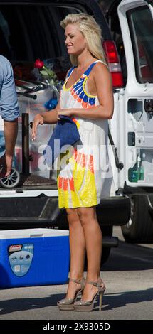 Cast du tele Realite Hollywood Girls a Venice, California Stockfoto