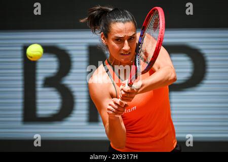 Caroline GARCIA von Frankreich während eines Trainings der Roland-Garros 2024, ATP und WTA Grand Slam Tennis Turniere am 24. Mai 2024 im Roland-Garros Stadion in Paris Stockfoto