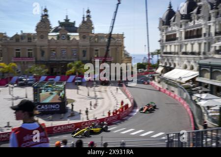 10 BORTOLETO Gabriel (BH), Invicta Racing, Dallara F2 2024, Action während der 5. Runde der FIA Formel 2 Meisterschaft 2024 vom 23. Bis 26. Mai 2024 auf dem Circuit de Monaco in Monaco Stockfoto