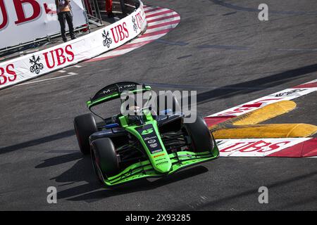 05 MALONY Zane (bar), Rodin Motorsport, Dallara F2 2024, Action während der 5. Runde der FIA Formel 2 Meisterschaft 2024 vom 23. Bis 26. Mai 2024 auf dem Circuit de Monaco in Monaco Stockfoto