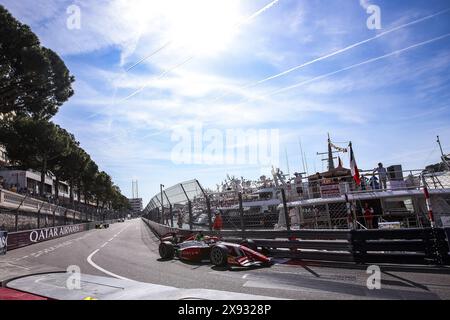 03 BEARMAN Oliver (gbr), Prema Racing, Dallara F2 2024, Action während der 5. Runde der FIA Formel 2 Meisterschaft 2024 vom 23. Bis 26. Mai 2024 auf dem Circuit de Monaco in Monaco Stockfoto