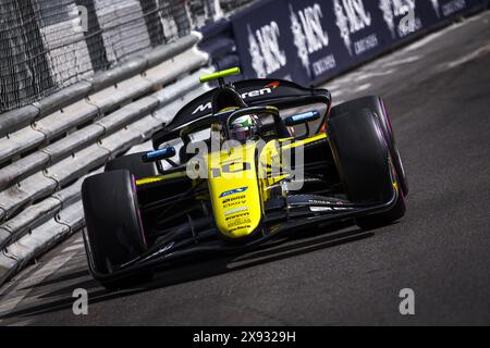 10 BORTOLETO Gabriel (BH), Invicta Racing, Dallara F2 2024, Action während der 5. Runde der FIA Formel 2 Meisterschaft 2024 vom 23. Bis 26. Mai 2024 auf dem Circuit de Monaco in Monaco Stockfoto