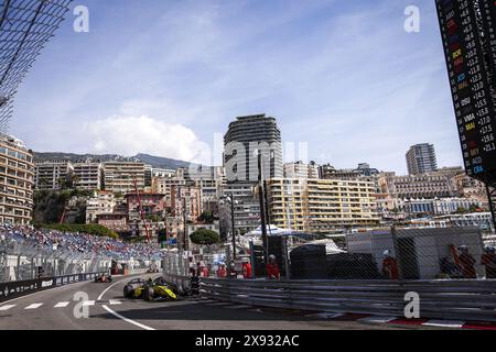 10 BORTOLETO Gabriel (BH), Invicta Racing, Dallara F2 2024, Action während der 5. Runde der FIA Formel 2 Meisterschaft 2024 vom 23. Bis 26. Mai 2024 auf dem Circuit de Monaco in Monaco Stockfoto