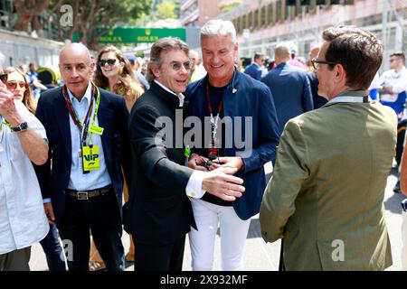 COULTHARD David (gbr), ehemaliger F1-Fahrer, Porträt, Startaufstellung beim Formel 1 Grand Prix de Monaco 2024, 8. Runde der Formel 1-Weltmeisterschaft 2024 vom 23. Bis 26. Mai 2024 auf dem Circuit de Monaco in Monaco Stockfoto