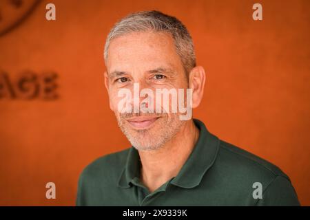 Medi SADOUN am ersten Tag des Roland-Garros 2024, ATP und WTA Grand Slam Tennis Turnier am 26. Mai 2024 im Roland-Garros Stadion in Paris, Frankreich Stockfoto