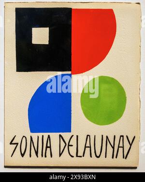 Sonia Delaunay Ausstellung in der Bard Graduate Center Gallery in Manhattan NYC Stockfoto