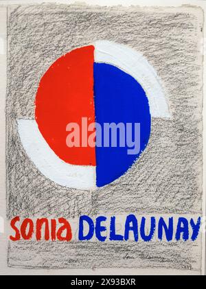 Sonia Delaunay Ausstellung in der Bard Graduate Center Gallery in Manhattan NYC Stockfoto