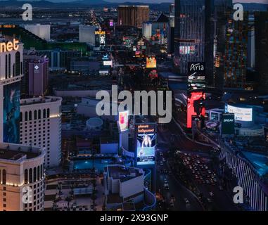 Kasinos am Las Vegas Boulevard in Las Vegas, Nevada Stockfoto