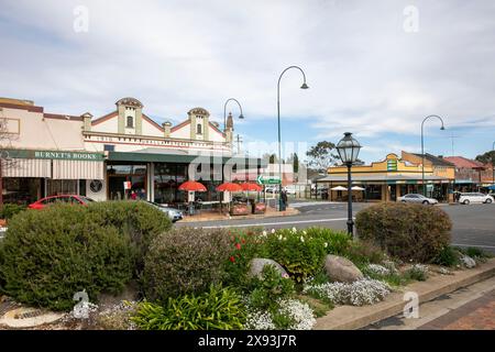 Uralla Town Centre in Northern tablelands Region in New South Wales, bekannt als Thunderbolt Country nach dem Buschmann, NSW, Australien Stockfoto