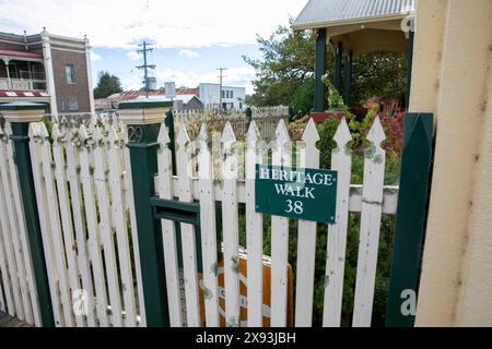 Uralla Stadt in den nördlichen tablelands von New South Wales mit seinem historischen Rundgang durch historische Gebäude, NSW, Australien Stockfoto