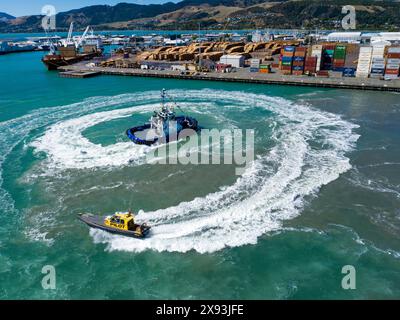 Bild von Tim Cuff. 17. März 2024 - Port Nelson Open Day, Nelson, Neuseeland: Stockfoto