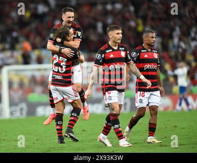 Copa Libertadores - Flamengo vs Millonarios, Rio de Janeiro, Brasilien - 29. Mai 2024 Stockfoto