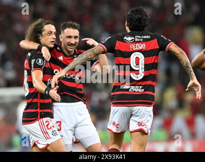 Copa Libertadores - Flamengo vs Millonarios, Rio de Janeiro, Brasilien - 29. Mai 2024 Stockfoto