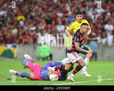 Copa Libertadores - Flamengo vs Millonarios, Rio de Janeiro, Brasilien - 29. Mai 2024 Stockfoto