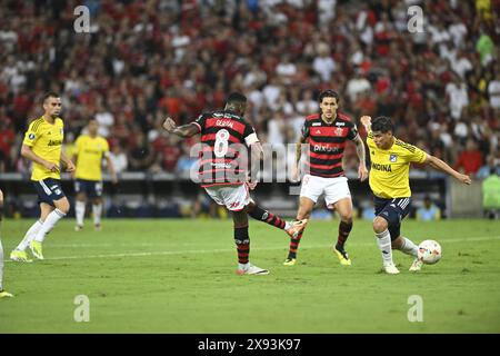 Copa Libertadores - Flamengo vs Millonarios, Rio de Janeiro, Brasilien - 29. Mai 2024 Stockfoto