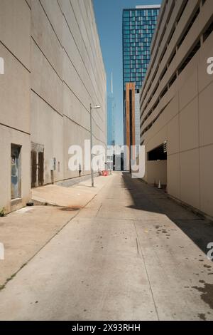 Betonbaudetails in Austin Texas Stockfoto