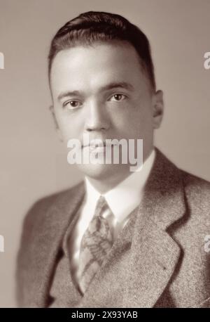 J. Edgar Hoover (1895-1972), letzter Direktor des Bureau of Investigation (BOI) und erster Direktor des Federal Bureau of Investigation (FBI). Stockfoto