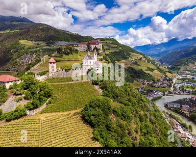 Kloster Saben (Monastero di Sabiona), Klausen-Klausen, Südtirol-Südtirol, Italien Stockfoto