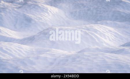 Hintergrund geschmolzener Schnee. Schmelzender Schnee im Frühjahr. Abstrakter Texturhintergrund des schmelzenden Schnees. Stockfoto