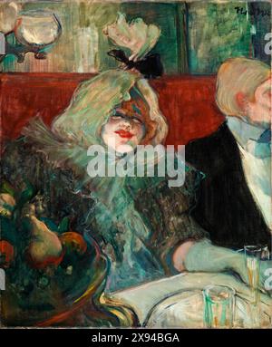 Henri de Toulouse-Lautrec, in einem privaten Speisesaal, Ölgemälde auf Leinwand, um 1899 Stockfoto