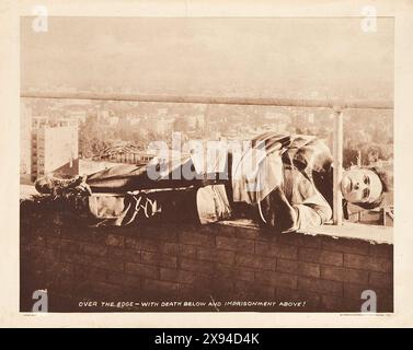 Houdini - The Grim Game (Paramount, 1919). Foyer Card Stockfoto