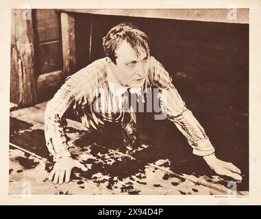 Houdini - The Grim Game (Paramount, 1919). Foyer Card Stockfoto