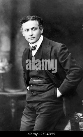 Harry Houdini alias 'Harry Handschellen Houdini' Porträt, 1913. Foto: Campbell-Gray, Ltd Stockfoto