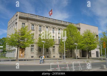 Botschaft der Schweiz, Otto-von-Bismarck-Allee, Mitte, Berlin, Deutschland Schweizerische Botschaft, Otto-von-Bismarck-Allee, Mitte, Berlin, Deutschland Stockfoto