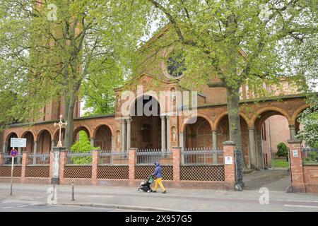 Johanniskirche, Alt-Moabit, Mitte, Berlin, Deutschland Johanniskirche, Alt-Moabit, Mitte, Berlin, Deutschland Stockfoto